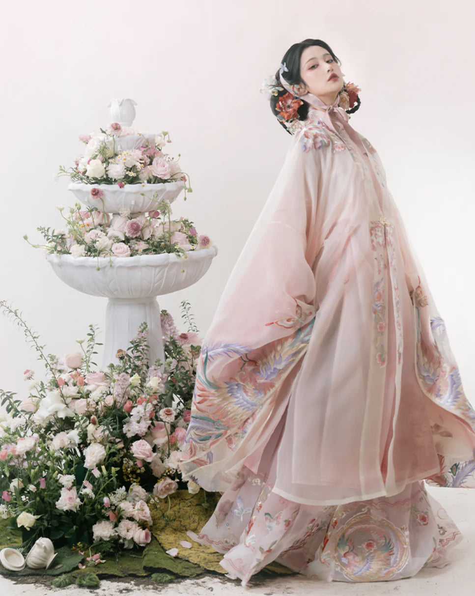 "Elevate your style with Elegance Rose Li Ling Shan, a captivating blend of sophistication and charm, inspired by the grace of ancient China. Immerse yourself in the allure of this exquisite garment, where tradition meets contemporary elegance.