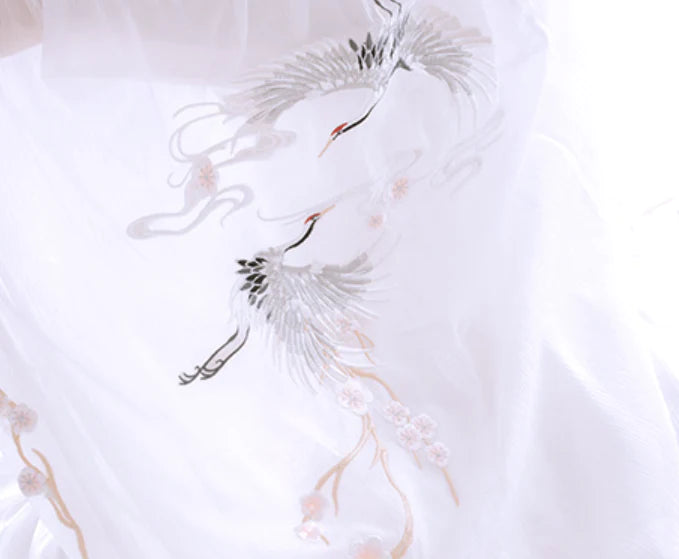 Experience the charm of the Tang Dynasty with our Qixiong Ruqun ensemble inspired by Yang Guifei, embodying a unique chapter in feminine ideals. Step into timeless elegance with this regal "Da Xiu Shan" coat, capturing historical trends with a contemporary twist.