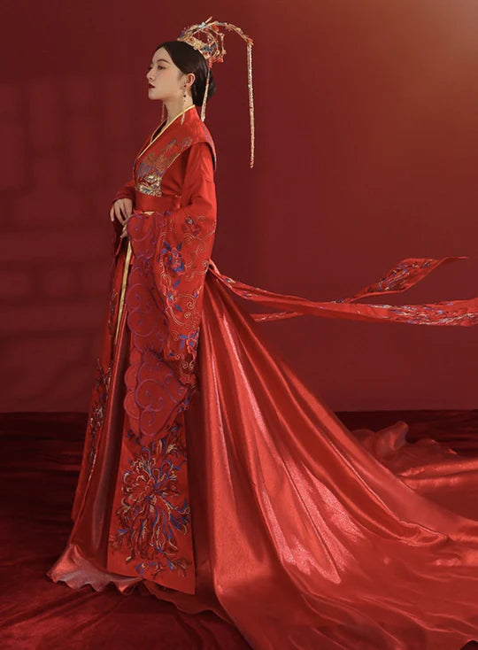 Step into regal splendor with "The Queen" gown—an embodiment of grace, power, and timeless elegance. Illuminate your presence with this majestic ensemble, making a royal statement that captures the essence of regality. Reign over your special day in "The Queen," where every detail is crafted for a majestic celebration of love and sophistication.