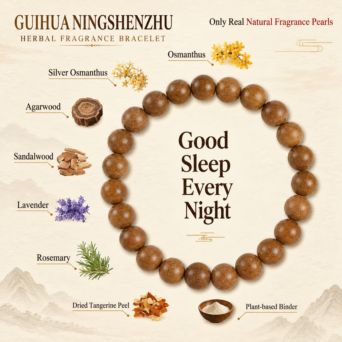 Osmanthus HeXiang Bracelet