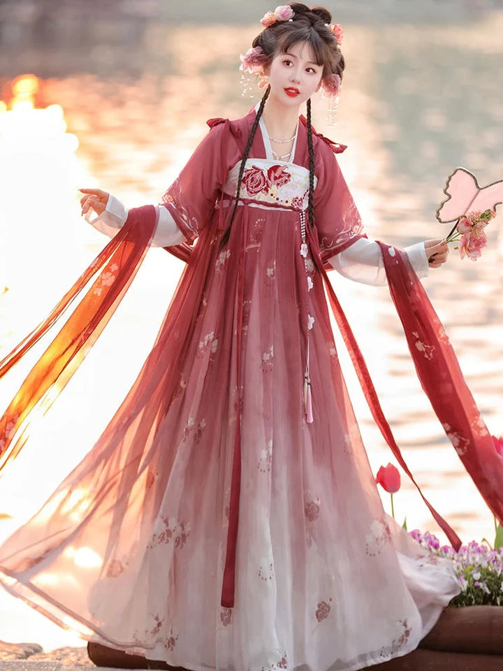 Infuse your style with exotic allure wearing Qixiong Ruqun, Santal – a captivating blend of tradition and modern sophistication. Embrace your look with this aromatic ensemble, embodying the essence of sandalwood charm and timeless grace. Make a statement that resonates with sophistication and classic allure, inspired by the warm and rich tones of Santal.