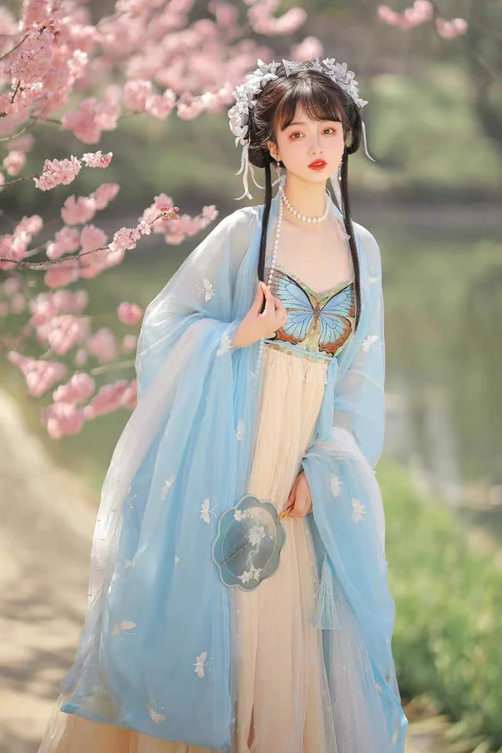 Immerse yourself in the allure of the Hezi Qun, beautifully captured in the Captivating Kiera ensemble. This captivating attire seamlessly blends tradition with a touch of contemporary charm. Step into the enchanting allure of this outfit, embodying a captivating and timeless style that adds a touch of intrigue to your wardrobe.