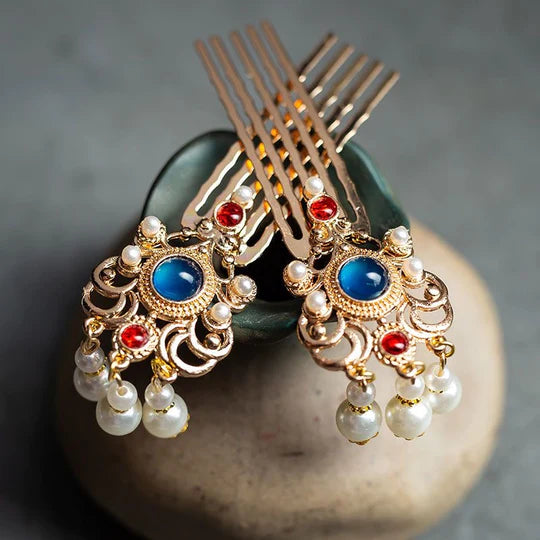 Embrace cultural elegance. Elevate your style effortlessly with these exquisite accessories. Perfect for any occasion, Hanfu Hairpins showcase timeless beauty and intricate design. Enhance your hairstyle and embody tradition with Hanfu Hairpins.