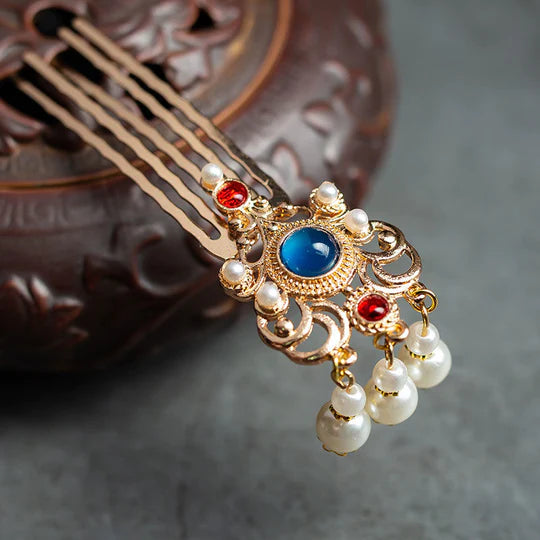 Embrace cultural elegance. Elevate your style effortlessly with these exquisite accessories. Perfect for any occasion, Hanfu Hairpins showcase timeless beauty and intricate design. Enhance your hairstyle and embody tradition with Hanfu Hairpins.