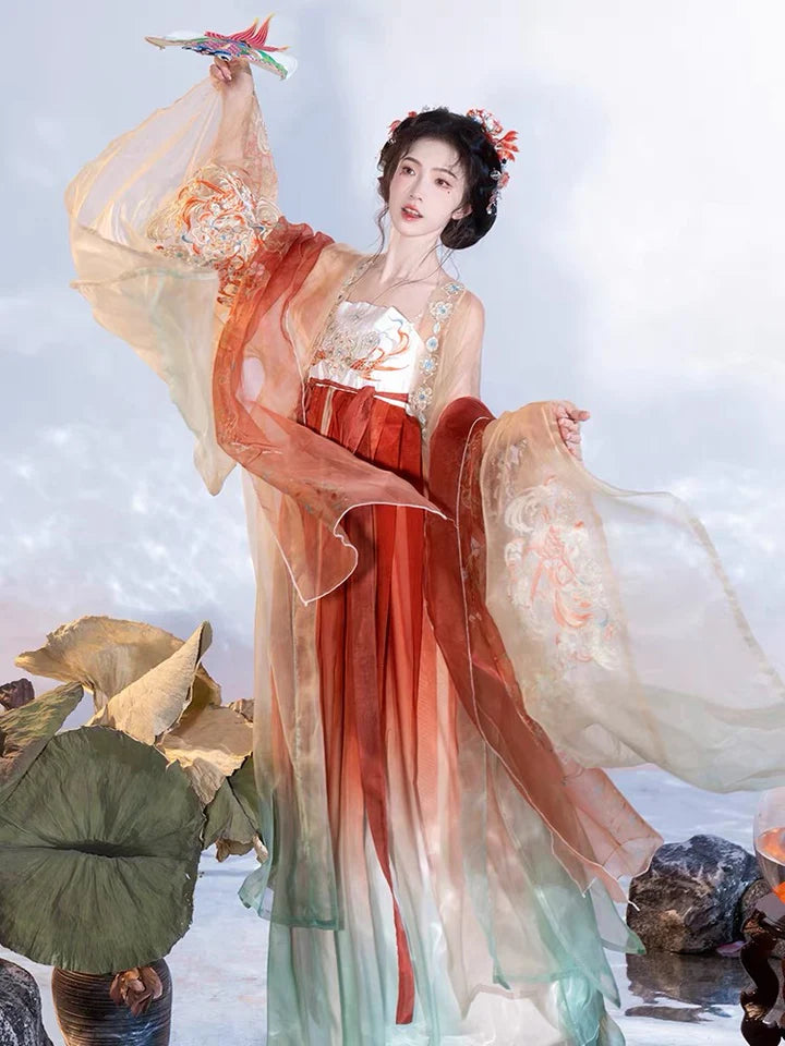 Elevate your style with Hezi Qun, Poppy – a vibrant fusion of tradition and modern allure. Embrace your look with this lively ensemble, embodying the essence of floral charm and timeless grace. Make a statement that resonates with sophistication and classic allure, inspired by the vibrant energy of the Poppy flower.