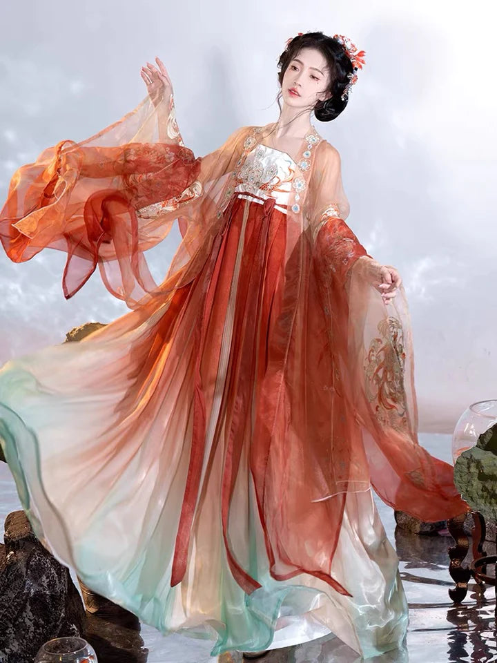 Elevate your style with Hezi Qun, Poppy – a vibrant fusion of tradition and modern allure. Embrace your look with this lively ensemble, embodying the essence of floral charm and timeless grace. Make a statement that resonates with sophistication and classic allure, inspired by the vibrant energy of the Poppy flower.