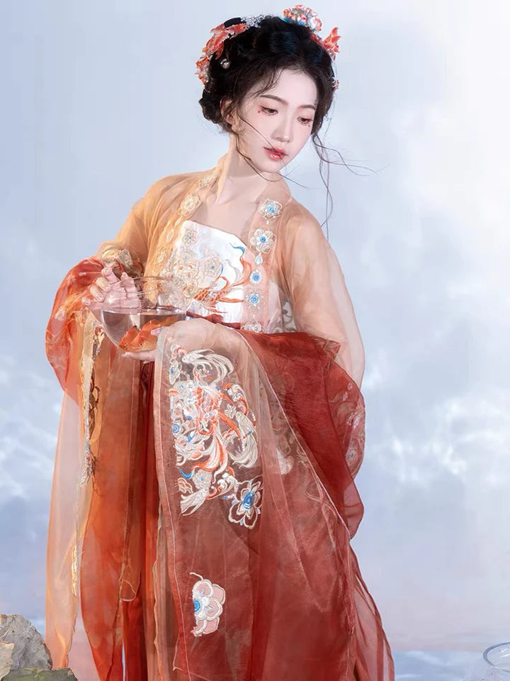 Elevate your style with Hezi Qun, Poppy – a vibrant fusion of tradition and modern allure. Embrace your look with this lively ensemble, embodying the essence of floral charm and timeless grace. Make a statement that resonates with sophistication and classic allure, inspired by the vibrant energy of the Poppy flower.
