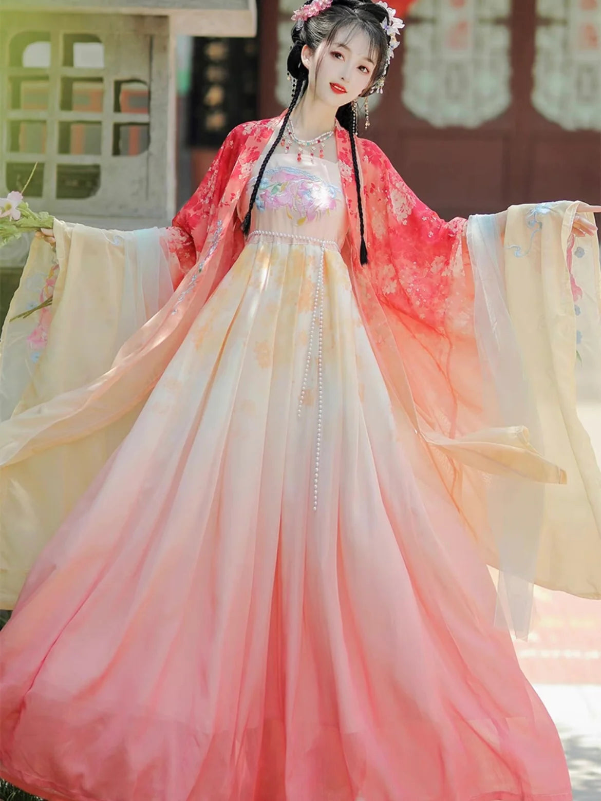 Elevate your elegance with Hezi Qun, Iris – a refined blend of tradition and modern allure. Embrace your style with this exquisite ensemble, embodying the essence of floral grace and timeless beauty. Make a statement that resonates with sophistication and classic allure, inspired by the captivating charm of the iris flower.