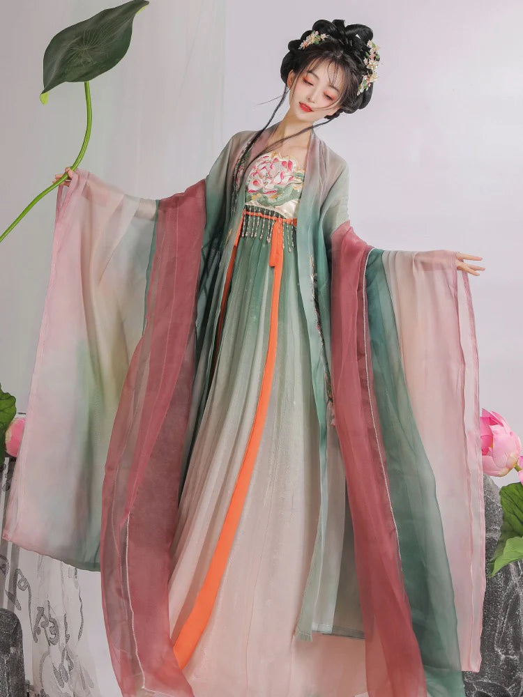 "Step into the charm of our Hezi Qun ensemble, Lilo. Experience the unique blend of tradition and contemporary flair, as you embrace a world of Lilo-inspired beauty and cultural refinement."