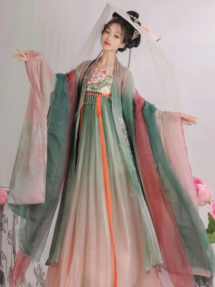 "Step into the charm of our Hezi Qun ensemble, Lilo. Experience the unique blend of tradition and contemporary flair, as you embrace a world of Lilo-inspired beauty and cultural refinement."