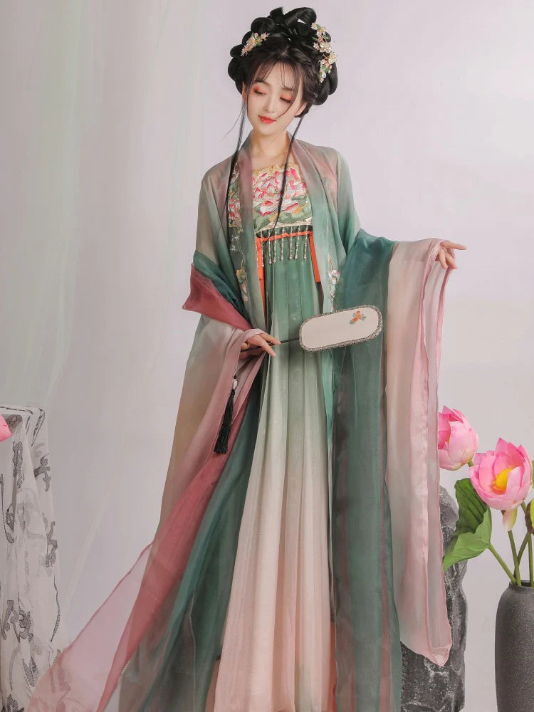 "Step into the charm of our Hezi Qun ensemble, Lilo. Experience the unique blend of tradition and contemporary flair, as you embrace a world of Lilo-inspired beauty and cultural refinement."
