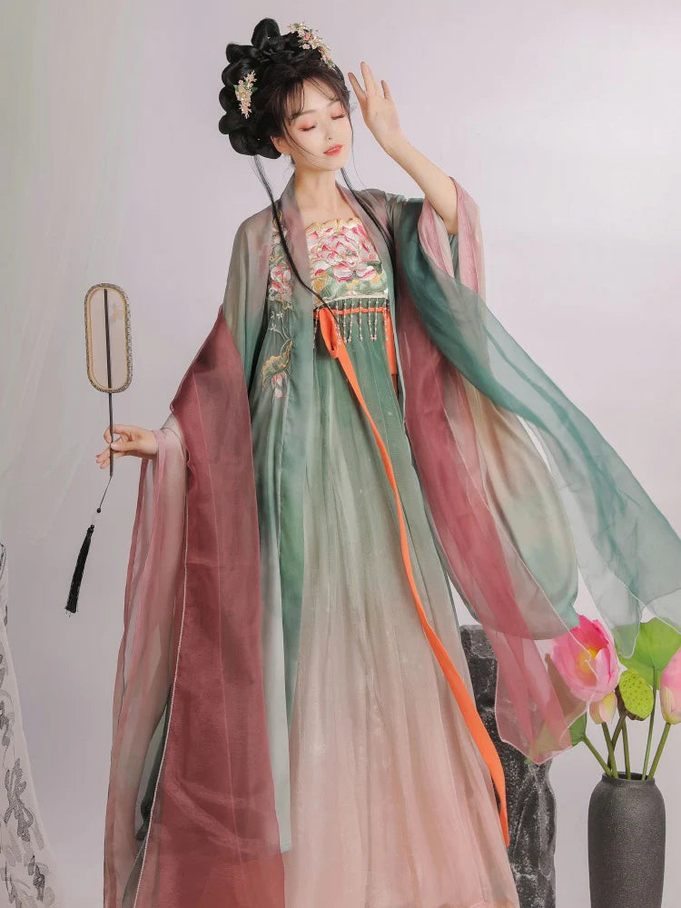 "Step into the charm of our Hezi Qun ensemble, Lilo. Experience the unique blend of tradition and contemporary flair, as you embrace a world of Lilo-inspired beauty and cultural refinement."