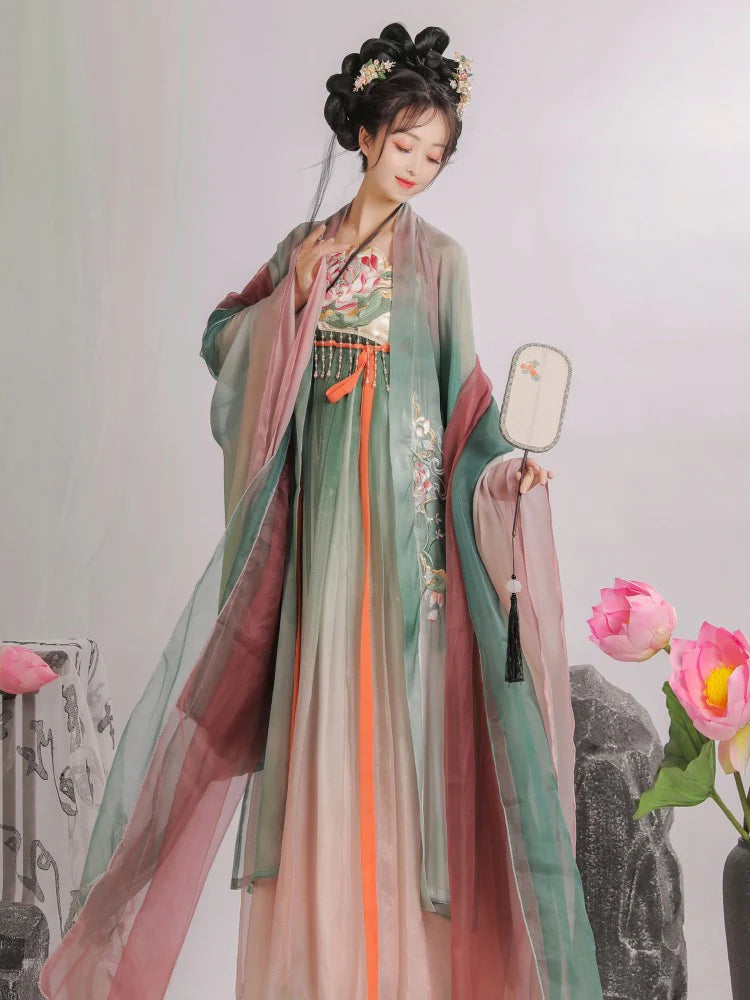 "Step into the charm of our Hezi Qun ensemble, Lilo. Experience the unique blend of tradition and contemporary flair, as you embrace a world of Lilo-inspired beauty and cultural refinement."