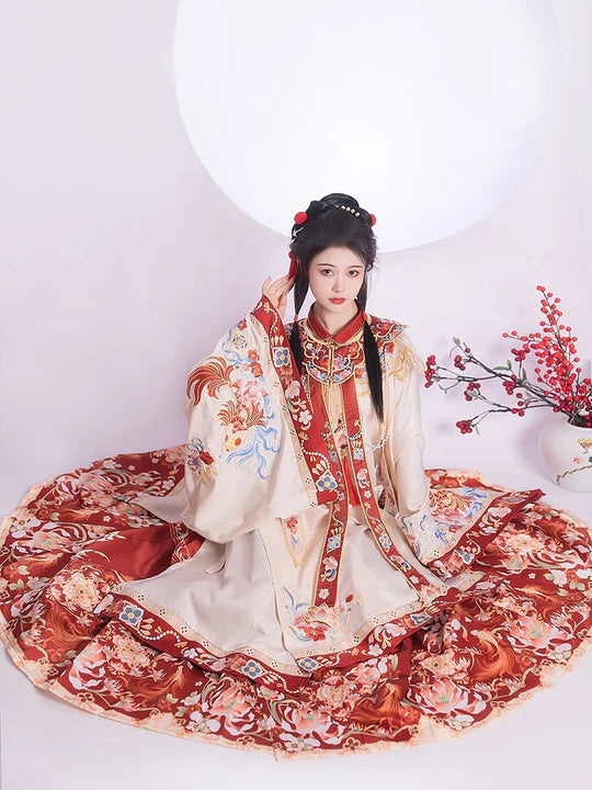 Immerse yourself in the regal elegance of Moon Hanfu&