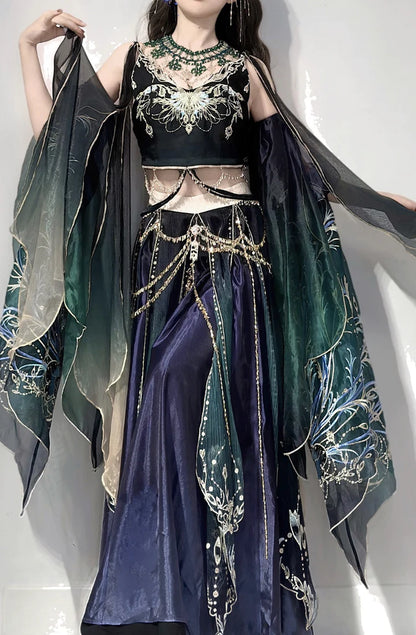 Immerse yourself in the enchantment of Moon Hanfu&