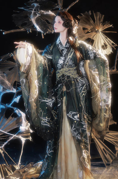 Illuminate your style with Starry Night—an enchanting ensemble from Moon Hanfu&