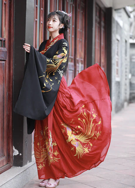 Step into the timeless allure of Radiant Maize Qiyao Ruqun from Moon Hanfu&