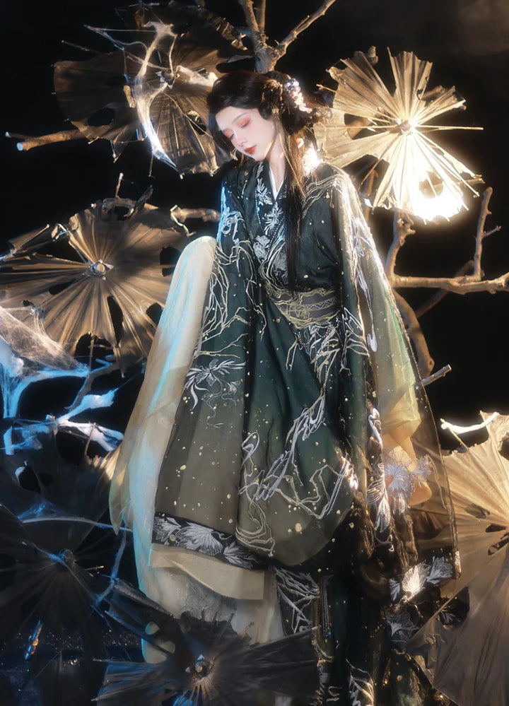 Illuminate your style with Starry Night—an enchanting ensemble from Moon Hanfu&