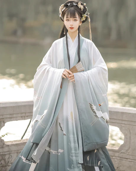 Step into elegance with the Exquisite Pinia Jiaoling Ruqun, a captivating addition to Moon Hanfu&