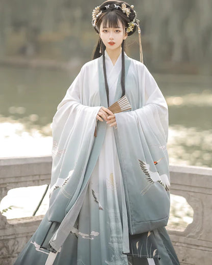 Step into elegance with the Exquisite Pinia Jiaoling Ruqun, a captivating addition to Moon Hanfu&