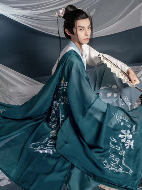 Elevate your style with the Stylish Samuel Jiaoling Ruqun, a sophisticated addition to Moon Hanfu&