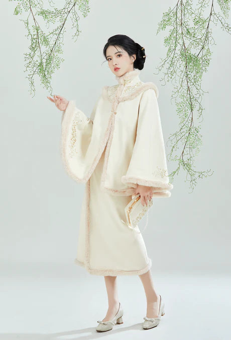 Luminary Libby Modern Hanfu Ensemble - Timeless Elegance Revived. Illuminate your style with Libby, a radiant fusion of modern sophistication and ancient charm. Immerse yourself in the revived elegance of our Modern Hanfu collection, capturing the essence of tradition with a contemporary touch