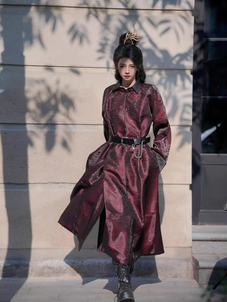 Embark on a journey of courage and style with Brave Yuan Ling Pao from Moon Hanfu&