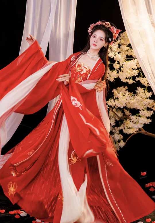 Embrace the timeless allure of the Tang Dynasty with Moon Hanfu&