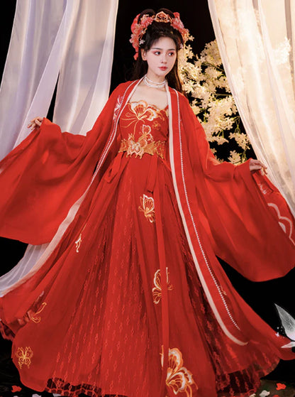 Embrace the timeless allure of the Tang Dynasty with Moon Hanfu&