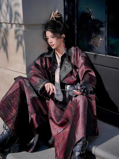 Embark on a journey of courage and style with Brave Yuan Ling Pao from Moon Hanfu&