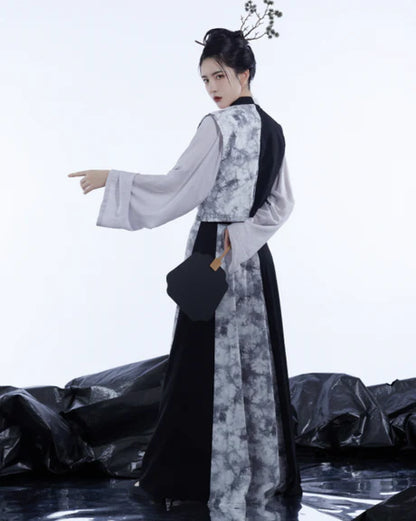 Majestic Marissa Modern Hanfu Ensemble - Timeless Elegance Revived. Embrace the allure of tradition with Marissa, a modern interpretation of timeless beauty. Our Modern Hanfu collection invites you to experience the grace of the past with a contemporary touch, creating a harmonious blend of sophistication and tradition