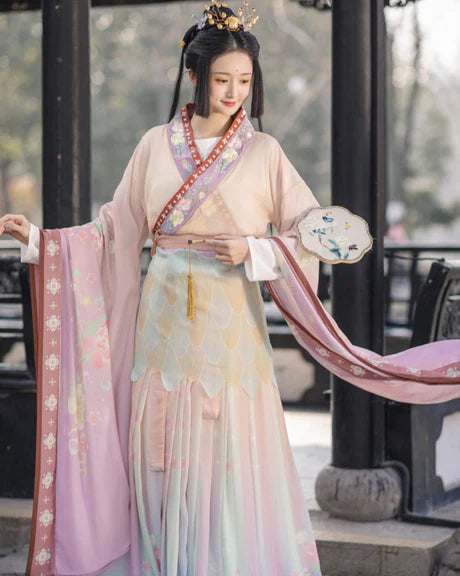 Embark on a mystical journey with the Hellen Qiyao Ruqun from Moon Hanfu&