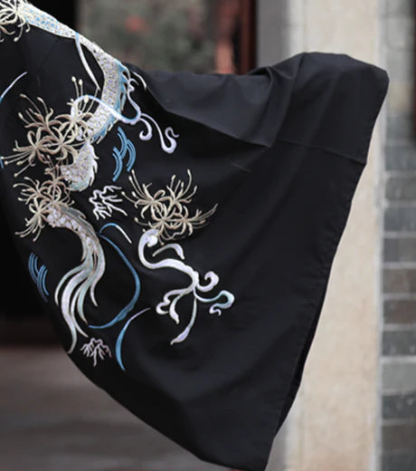 Experience harmony with the Harmony Melody Jiaoling Ruqun, a melodious addition to Moon Hanfu&