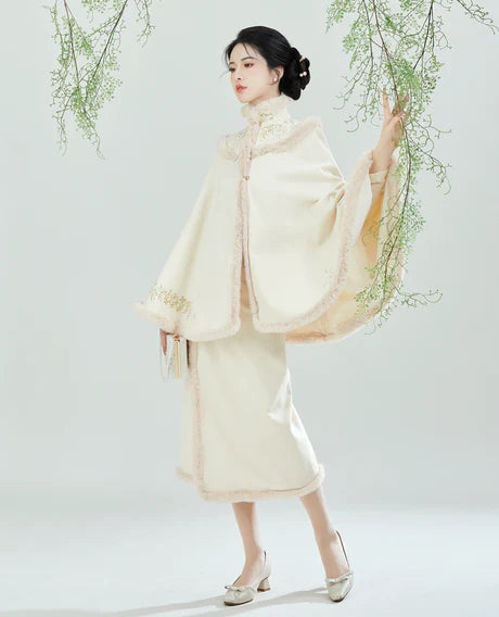 Luminary Libby Modern Hanfu Ensemble - Timeless Elegance Revived. Illuminate your style with Libby, a radiant fusion of modern sophistication and ancient charm. Immerse yourself in the revived elegance of our Modern Hanfu collection, capturing the essence of tradition with a contemporary touch