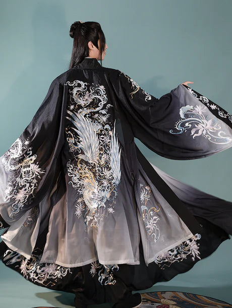 Embark on a cosmic journey with the Celestial Space Jiaoling Ruqun, a stellar addition to Moon Hanfu&