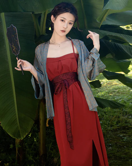 Chic Cora Modern Hanfu Ensemble - Timeless Elegance Revived. Embrace the chic allure of tradition with Cora, a modern interpretation of enduring beauty. Our Modern Hanfu collection invites you to experience the grace of the past with a contemporary touch, creating a harmonious blend of sophistication and tradition