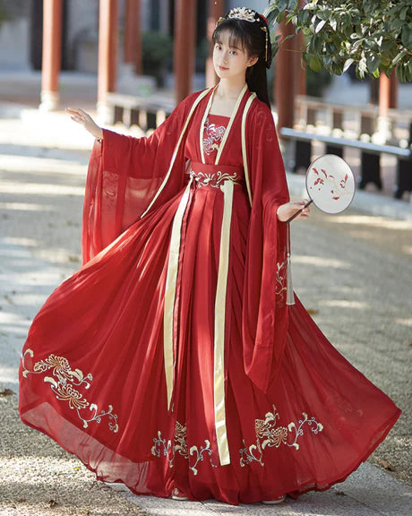 Experience enchantment with Qiyao Ruqun, Charming Elena – an exquisite fusion of tradition and allure. Elevate your style with this captivating ensemble, embodying grace and timeless beauty inspired by the charm of Elena. Make a statement that transcends eras with this uniquely charming attire.