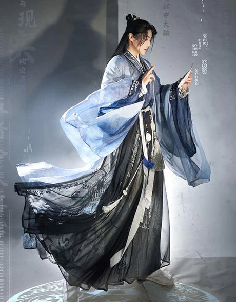 Embrace modernity with the Modern Max Jiaoling Ruqun, a contemporary addition to Moon Hanfu&