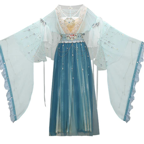 Immerse yourself in the ethereal beauty of Moon Hanfu&