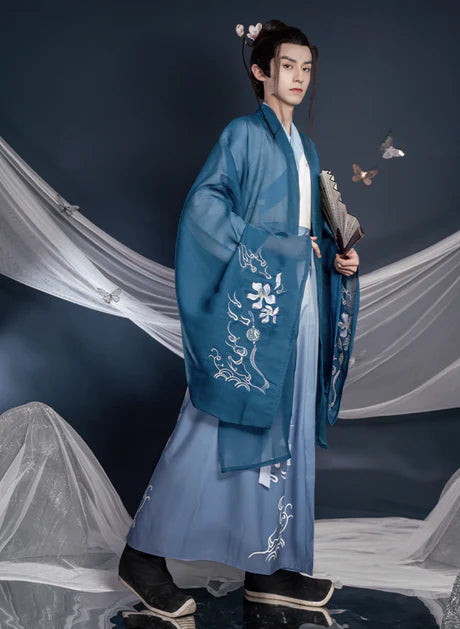 Elevate your style with the Stylish Samuel Jiaoling Ruqun, a sophisticated addition to Moon Hanfu&