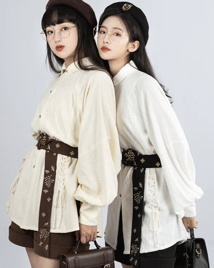 Riza Radiance Modern Hanfu Ensemble - Timeless Elegance Revived. Illuminate your style with the captivating allure of Riza, a fusion of modern sophistication and ancient charm. Immerse yourself in the revived elegance of our Modern Hanfu collection, capturing the essence of tradition with a contemporary touch.