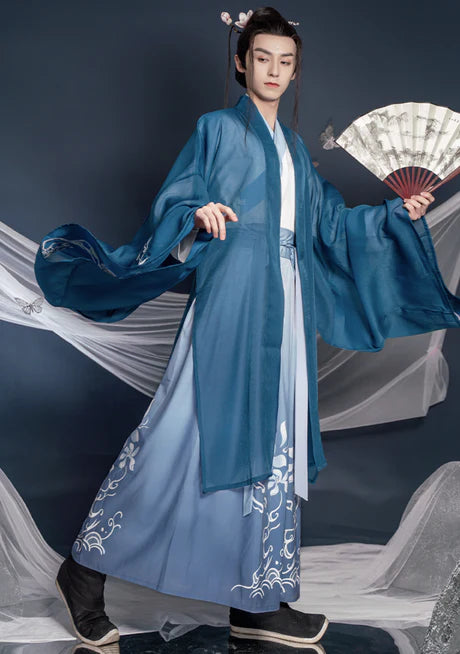 Elevate your style with the Stylish Samuel Jiaoling Ruqun, a sophisticated addition to Moon Hanfu&