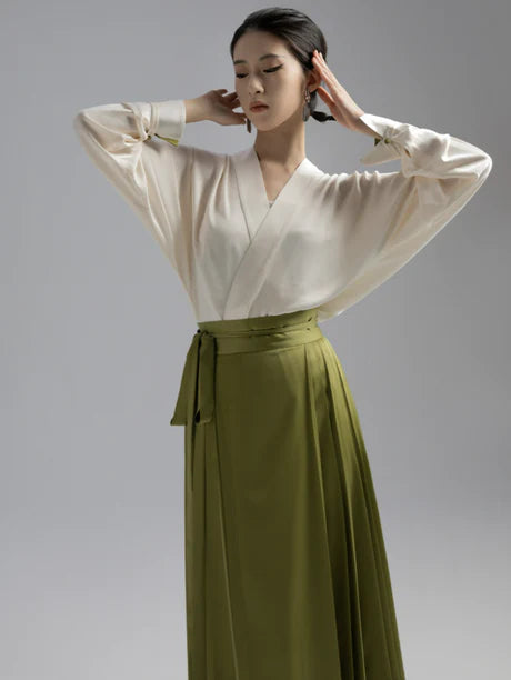 Divine Deborah Modern Hanfu Ensemble - Timeless Elegance Revived. Embrace divine beauty with Deborah, a modern interpretation of enduring grace. Our Modern Hanfu collection invites you to experience the charm of the past with a contemporary touch, creating a harmonious blend of sophistication and tradition