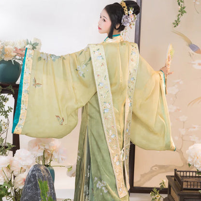 Discover the elegance of the Qiyao Ruqun with Brilliant Solace, a captivating ensemble that seamlessly blends tradition and contemporary allure. Immerse yourself in the radiant charm of this attire, reflecting a brilliant and tranquil style that evokes a sense of solace.