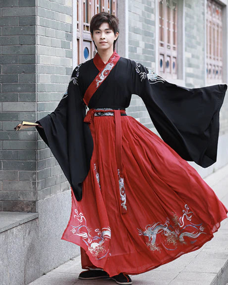 Experience harmony with the Harmony Melody Jiaoling Ruqun, a melodious addition to Moon Hanfu&