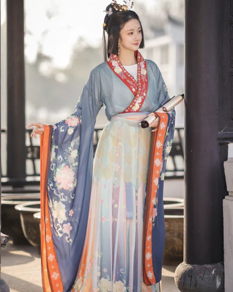 Embark on a mystical journey with the Hellen Qiyao Ruqun from Moon Hanfu&