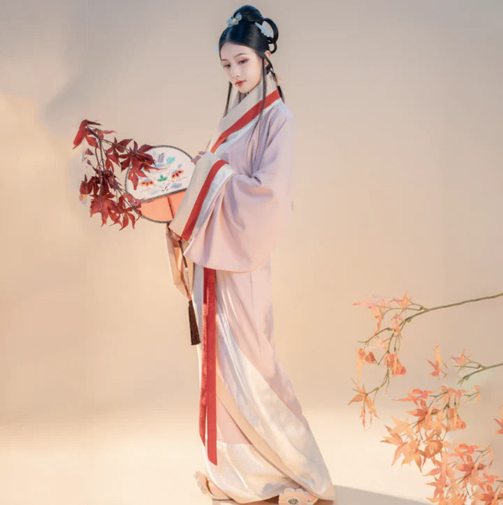 Immerse yourself in the timeless allure of Fruity Plum Qu Ju from Moon Hanfu&