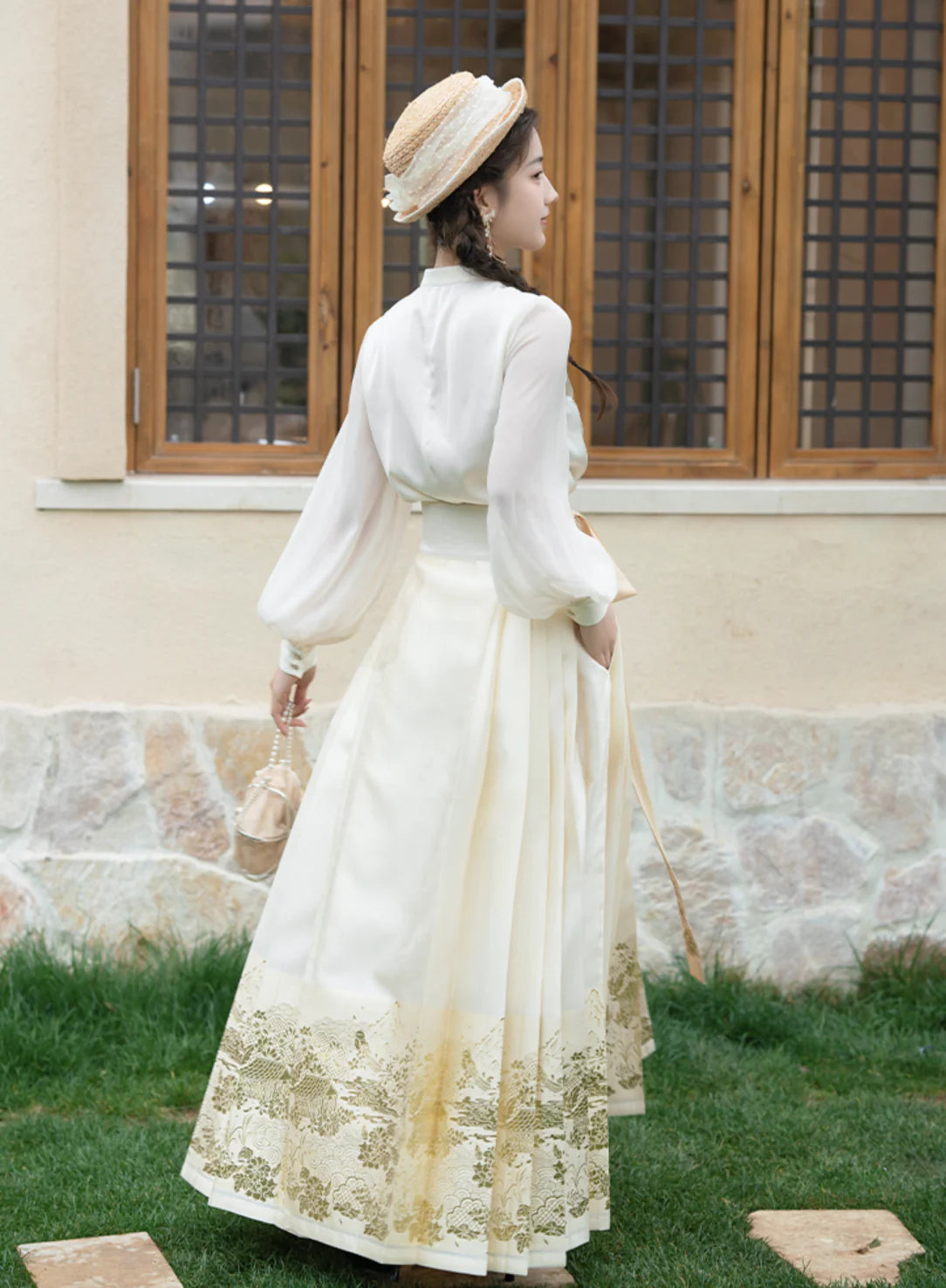 Elevate your style with Bright Moon Modern Hanfu—a celestial dance of tradition and contemporary allure. Illuminate your wardrobe with the timeless beauty of ancient Chinese fashion, embodied in every stitch of this captivating ensemble. Bright Moon Hanfu captures the essence of luminous grace, connecting you to a timeless elegance that transcends trends.