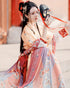 Immerse yourself in the cultural fusion with the Bella Qiyao Ruqun from Moon Hanfu&