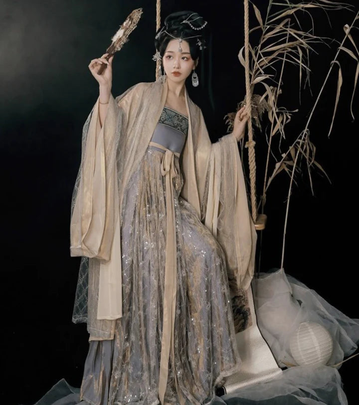 Immerse yourself in the ethereal charm of the Hezi Qun, embodied in the Misty Elliott ensemble. This captivating attire seamlessly blends tradition with a touch of contemporary allure. Step into the misty allure of this outfit, embracing a stylish and elusive flair that adds a touch of mystique to your wardrobe.